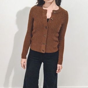 Madewell brown cardigan (new with tag)